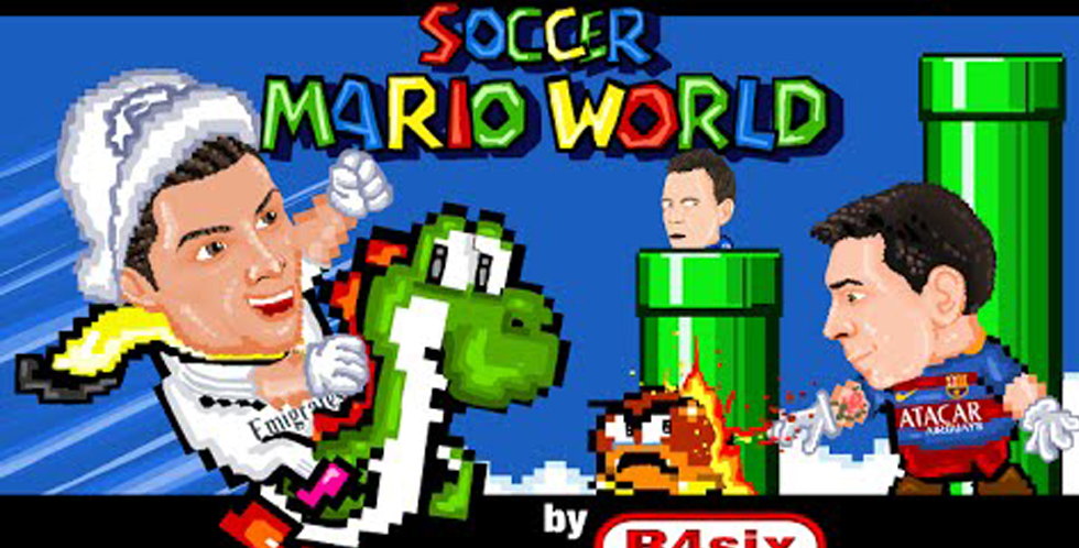 Ini Jadinya Jika Messi dan Ronaldo Mampir ke Dunia Mario Bros