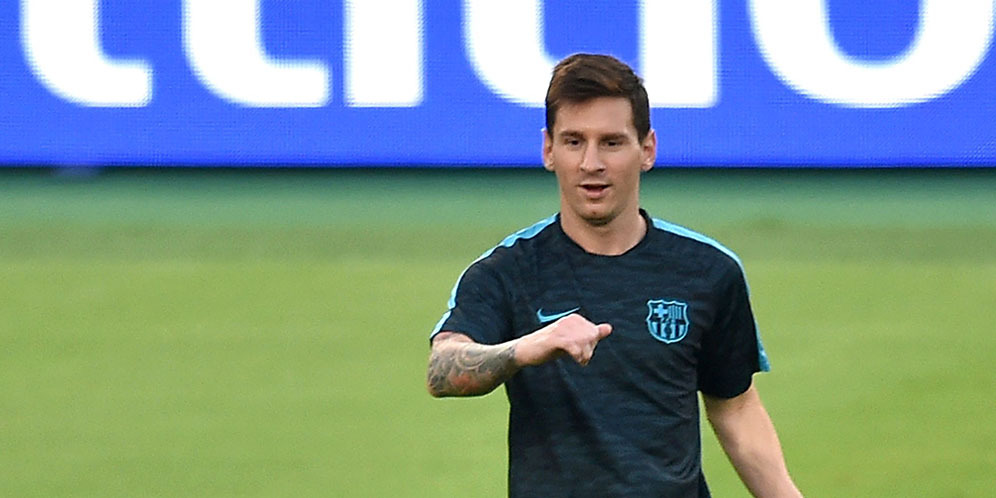 Libur, Messi Datang Latihan dan Temui Fans