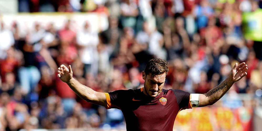 Tandang ke Sampdoria, Roma Minus Totti