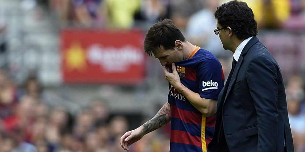 Ini Dia Infografis Sejarah Cedera Messi 