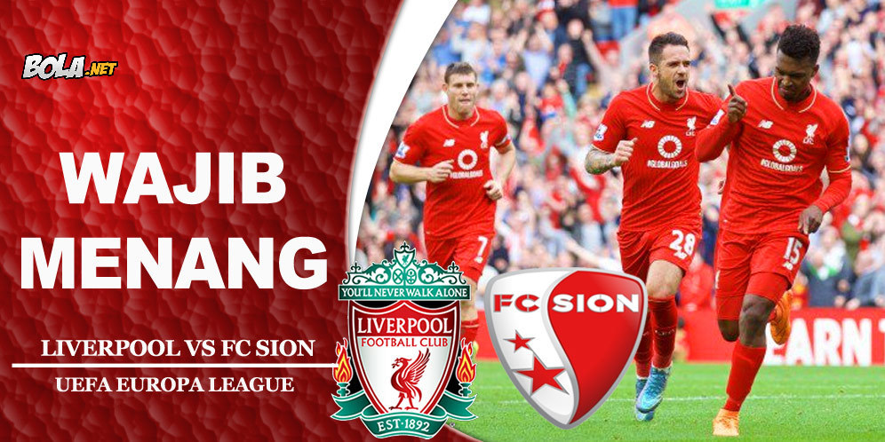 Prediksi Liverpool vs FC Sion 2 Oktober 2015