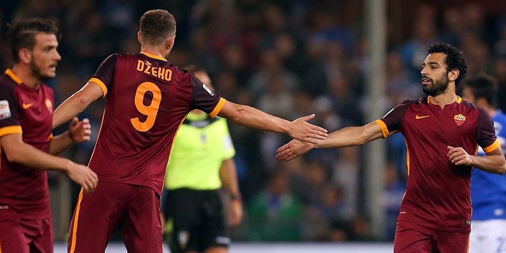 Roma Permanenkan Dzeko, Salah dan Falque