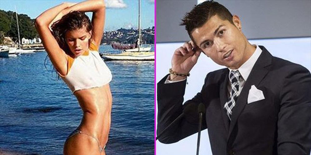 Tonton Aksi Madrid, Model Seksi Ini Pacar Anyar Ronaldo? 