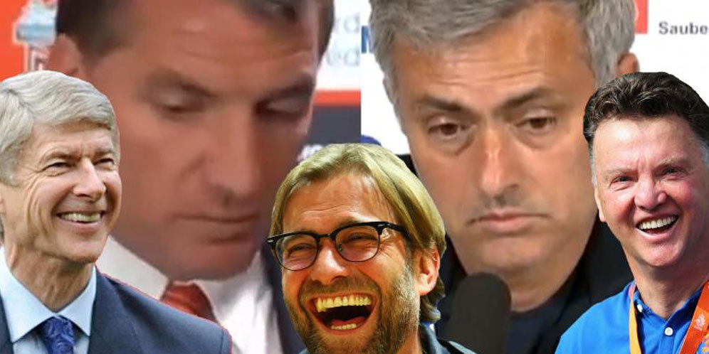 Para Manajer Top EPL Kompak Ejek Mourinho dan Rodgers