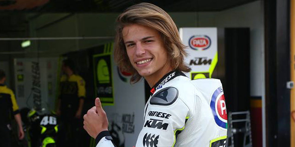 Juarai Moto3 Junior, Balas Budi Nicolo Bulega pada Valentino Rossi