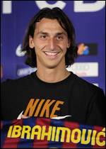 Zlatan Ibrahimovic, gabung Barcelona untuk meraih Liga Champions. (c)AP