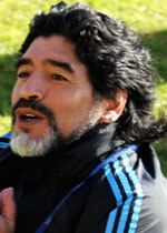 Diego Maradona (c)AFP