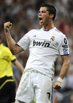 Cristiano Ronaldo, timnya bakal menghadapi Galatasaray di Santiago Bernabeu Trophy. (c) AFP