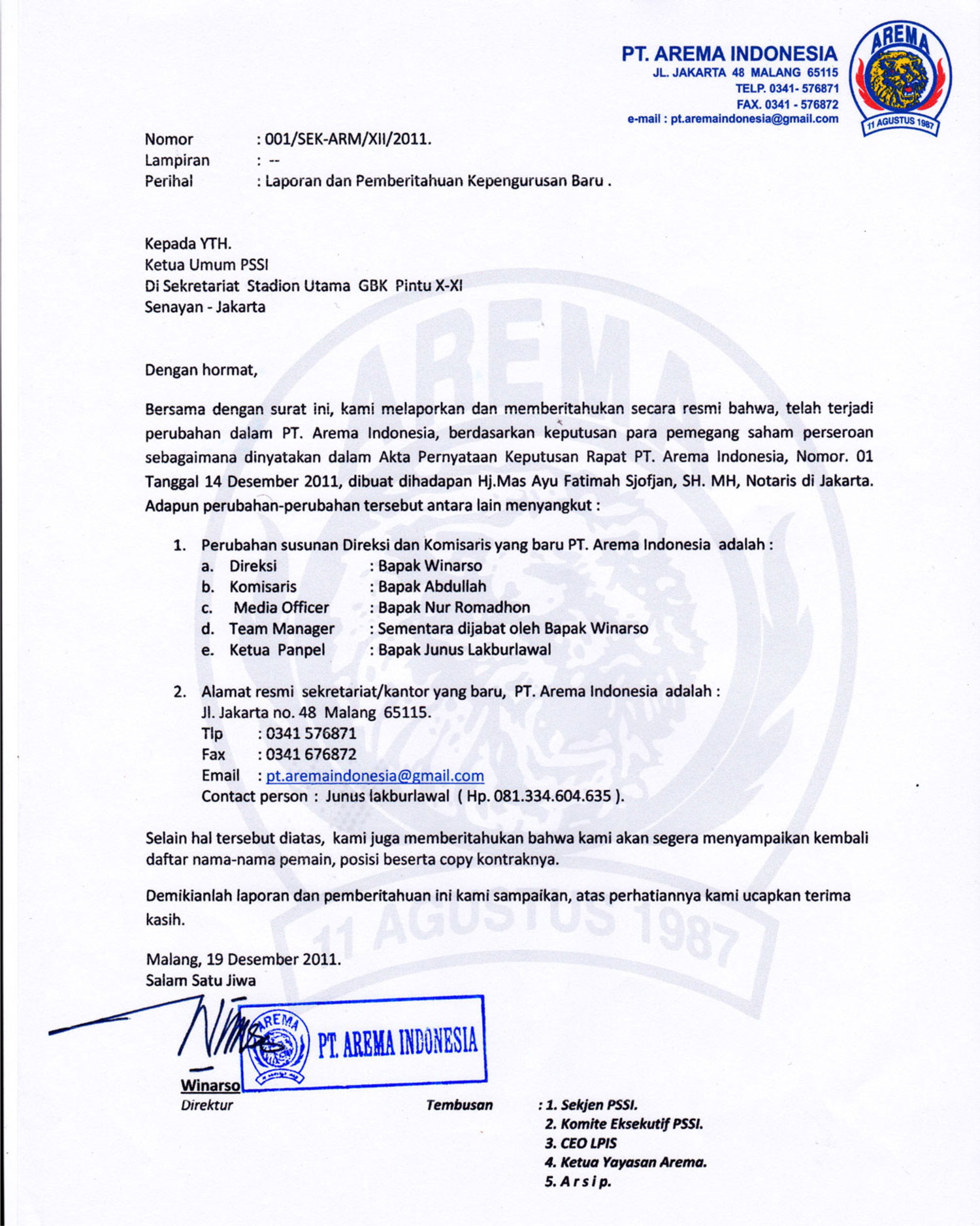 PSSI Disebut Sebagai Pangkal Dualisme Arema IPL - Bola.net