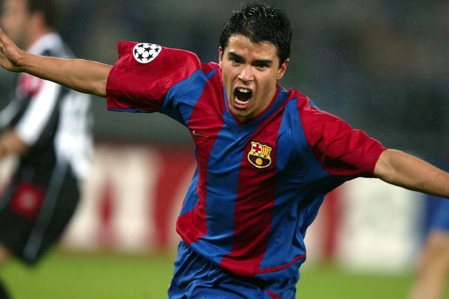 Javier Saviola (c) AFP