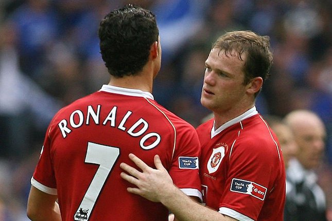 Cristiano Ronaldo dan Wayne Rooney (c) AFP