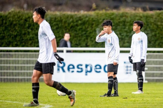 Trio Gelandang Garuda Select, David Maulana, Brylian Aldama dan Rafli Asrul (c) Garuda Select for Bola.net