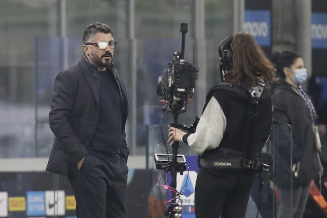 Pelatih Napoli, Gennaro Gattuso. (c) AP Photo