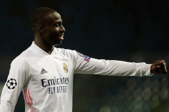 Bintang Real Madrid, Ferland Mendy. (c) AP Photo