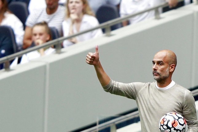 Manajer Manchester City, Josep Guardiola (c) AP Photo