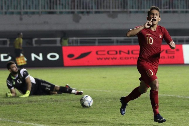 Pemain Timnas Indonesia, Egy Maulana Vikri (c) Bola.com/Yoppy Renato