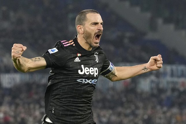 Selebrasi pemain Juventus, Leonardo Bonucci (c) AP Photo