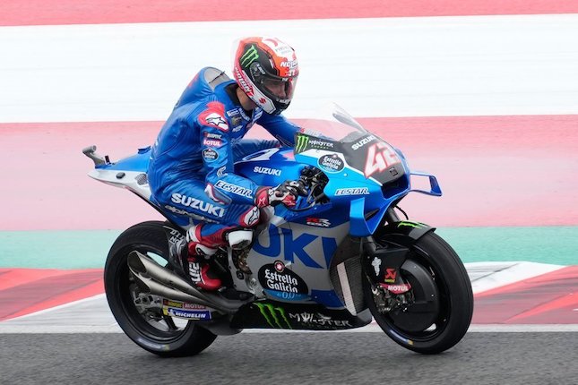 Pembalap Suzuki Ecstar, Alex Rins (c) AP Photo