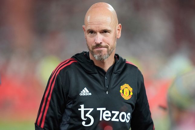 Manajer Manchester United Erik Ten Hag. (c) AP Photo