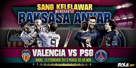 Head to Head 16 Besar UCL: Valencia vs PSG