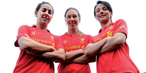 Mengintip Kecantikan Para Pemain Liverpool Ladies FC