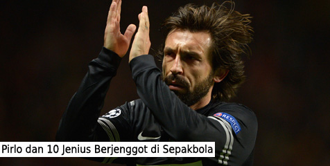 Pirlo dan 10 Jenius Berjenggot di Sepakbola