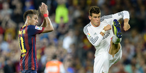 STATISTIK: Neymar vs Bale, Debut El Clasico