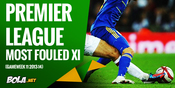 EPL Most Fouled XI 2013-14, Mereka Yang Paling Sering Dilanggar EPL Most Fouled XI 2013-14, Mereka Yang Paling Sering Dilanggar