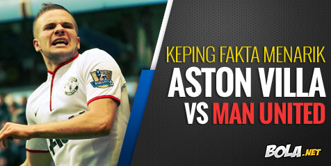 Kepingan Fakta Menarik Aston Villa vs United