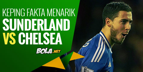 Kepingan Fakta Menarik Sunderland vs Chelsea