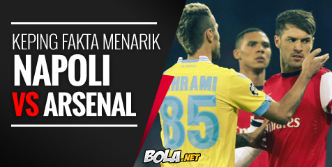 Kepingan Fakta Menarik Napoli vs Arsenal