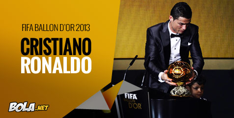 Kepingan Fakta Menarik Gelar FIFA Ballon d'Or 2013 Ronaldo