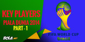 Key Player Tim-tim Peserta Piala Dunia 2014 - Bagian 1