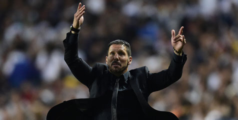 Diego Simeone (c) AFP