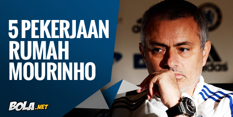 5 Pekerjaan Rumah Jose Mourinho