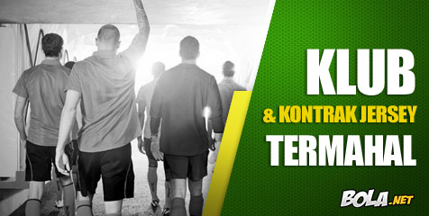 Daftar Klub Dengan Kontrak Jersey Termahal