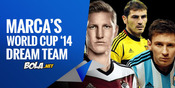 Dream Team Piala Dunia 2014 ala Marca Dream Team Piala Dunia 2014 ala Marca