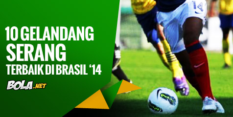 10 Gelandang Serang Terbaik Piala Dunia Brasil