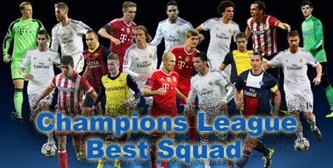 Skuat Terbaik Liga Champions 2013-14 Versi UEFA
