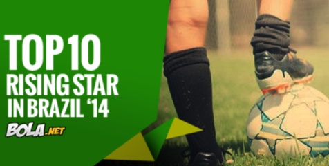 10 Rising Star Piala Dunia Brasil