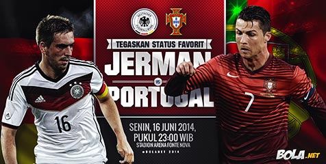 Jerman vs Portugal, Road to Brasil