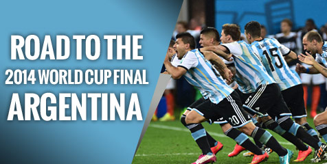 Road to the 2014 World Cup Final: Argentina