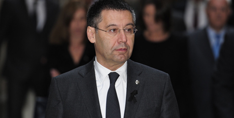 Josep Maria Bartomeu (c) AFP