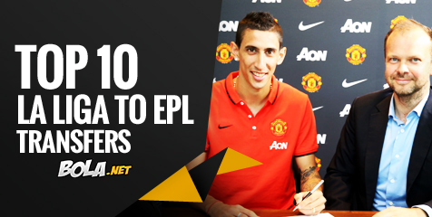 Di Maria Dalam 10 Transfer Top La Liga ke Premier League