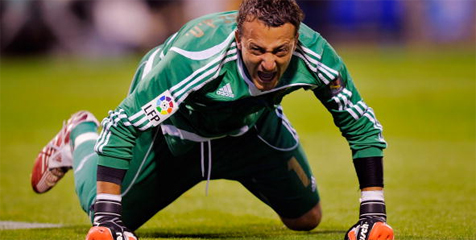 Cesar Sanchez (c) AFP