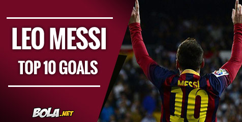 Golazo! 10 Gol Terbaik Lionel Messi di Barcelona