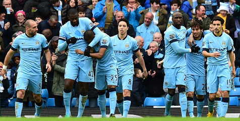 Posisi Manchester City di peringkat kedua mulai terancam (c) AFP