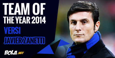 Trisula El Clasico Isi Team of The Year 2014 Versi Javier Zanetti