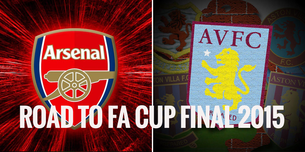 Final FA Cup 2015, Perjalanan Arsenal dan Aston Villa ke Wembley