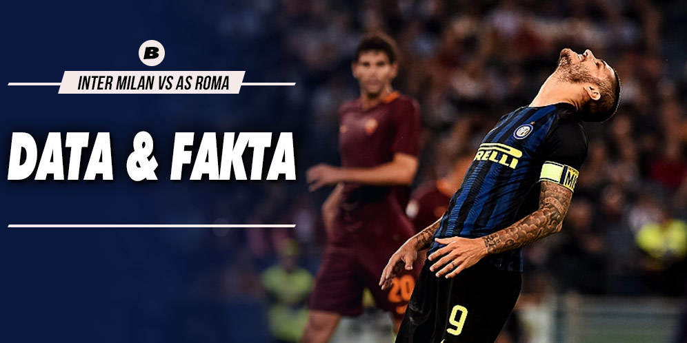 Data dan Fakta Serie A: Inter Milan vs AS Roma